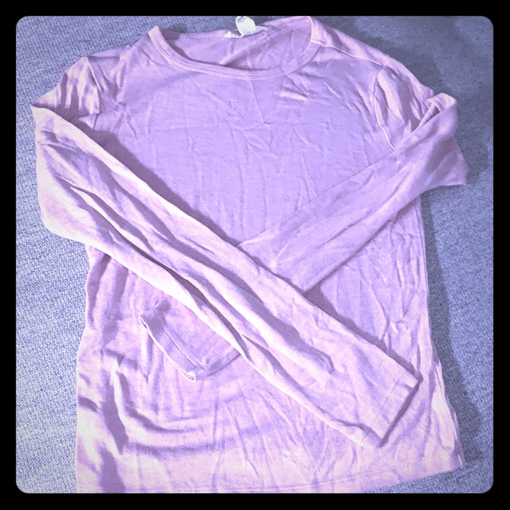 Pink long Sleeve Tee Shirt